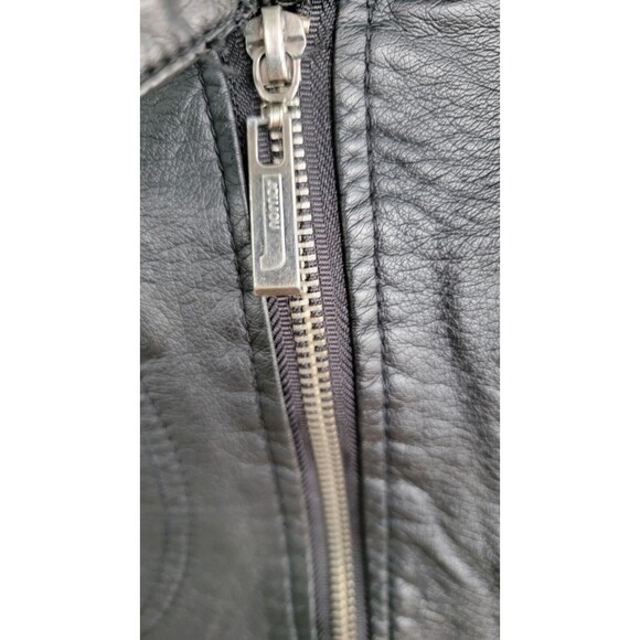 JOUJOU Girls Black Faux Leather Jacket  size M  10/12 - Picture 5 of 13